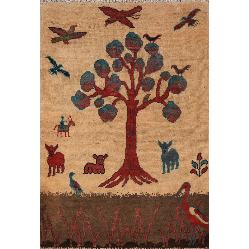 Tapis décoratif en laine Kazak