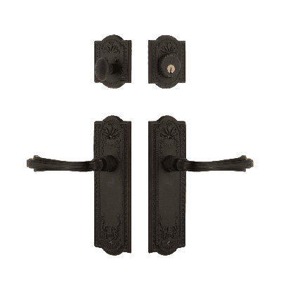 Nostalgic Warehouse Meadows Entry Set with Fleur Lever