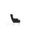Chaise de style moderne Lust en noir identique à B009139101 (inventaire CA)