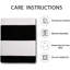 Tapis rayé noir et blanc - Tapis d'entrée 3 x 5 extérieur lavable-1079338553