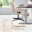 Chaise de bureau avec revêtement en cuir, pivotant, hauteur réglable