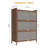 Metal Cabinet With 3 Flip Doors For Bedroom, Office, Living Room, Hallway, Entryway