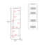 Armoire de bar d'angle, armoire à double porte, support en verre, huit supports à vin intégrés-907353563