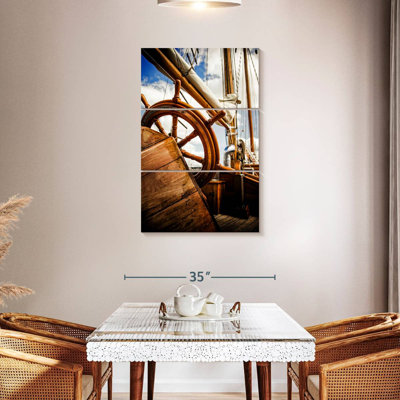 Mehar Wooden Boat Helm
