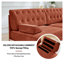 Canapé modulaire en L Chesterfield-447714862