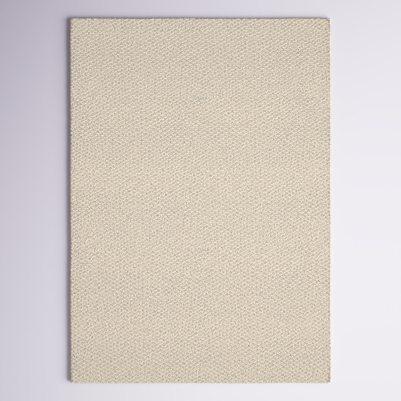 Wimbley Solid Color Flatweave Jute Area Rug in Tan, Rectangle 5' x 7'6"