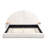 Unique Arched Boucle Bed With Small Table,Queen