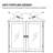 53.1''h Accent Cabinet, Corner Cabinet With Glass Door-1141649763