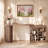 95" Extra Long Sofa Console Table with 360° Rotatable Storage Shelves