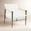 Fauteuil d'appoint en ardoise Kala-77119910