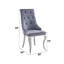 Chaise d'appoint rembourrée (ensemble de 2)