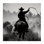 «Cowboy Swinging Lasso», art mural sur toile par Danita Delimont
