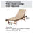 Ayvion Polyester Box Cushion Chaise Lounge Slipcover-659187771-659187770