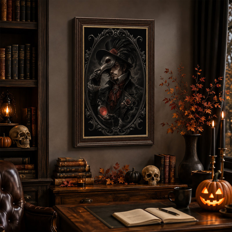 Art mural sur toile Steampunk, 18"H x 12"W