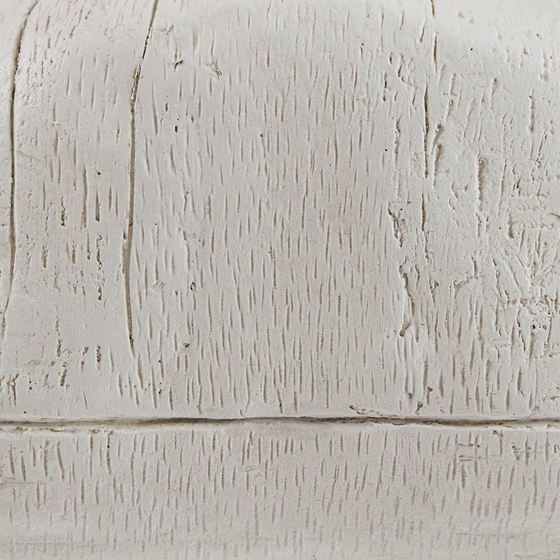 Table de bout Alaiza the Whale, Plateau transparent / base blanche