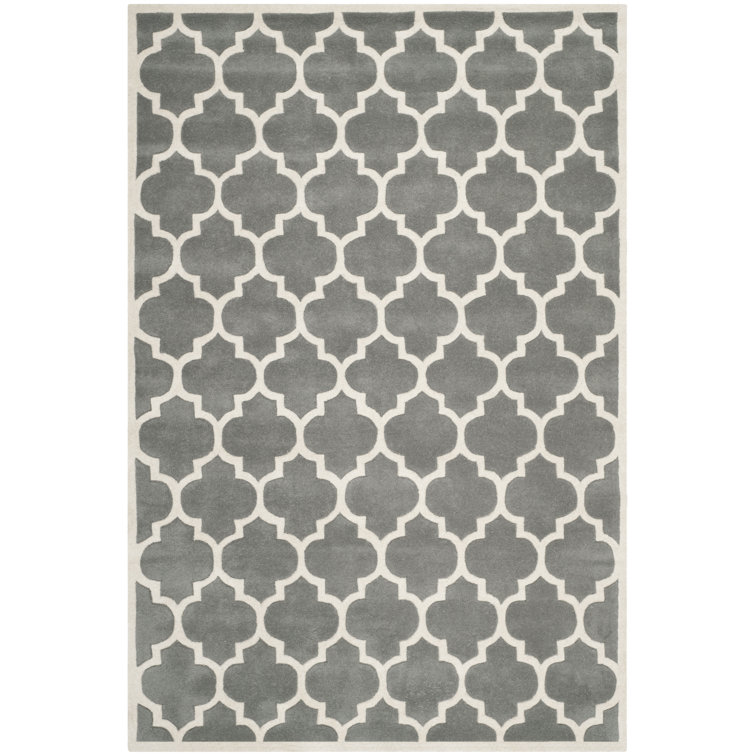 Scruggs Geometric Wool Hand Woven Area Rug