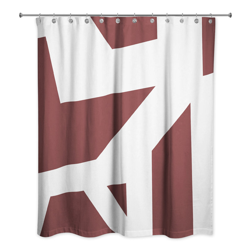 Rideau de douche Rumesa, Rouge