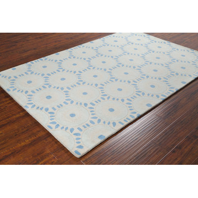 Tapis géométrique moderne en laine touffeté à la main Ailey