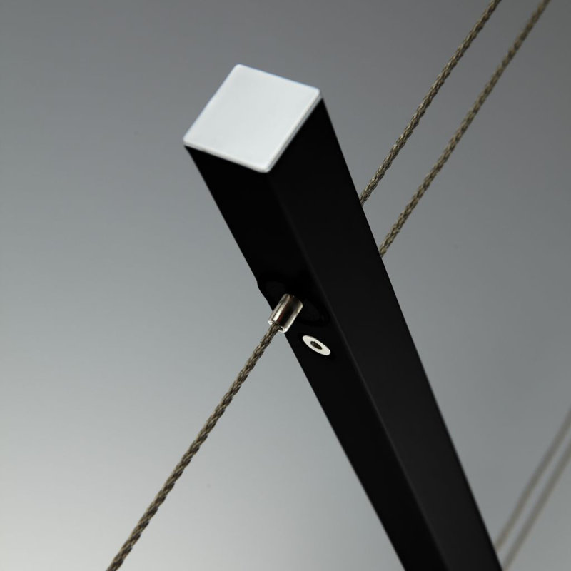LED Pendant Light, Black, 1-Led Board/20W