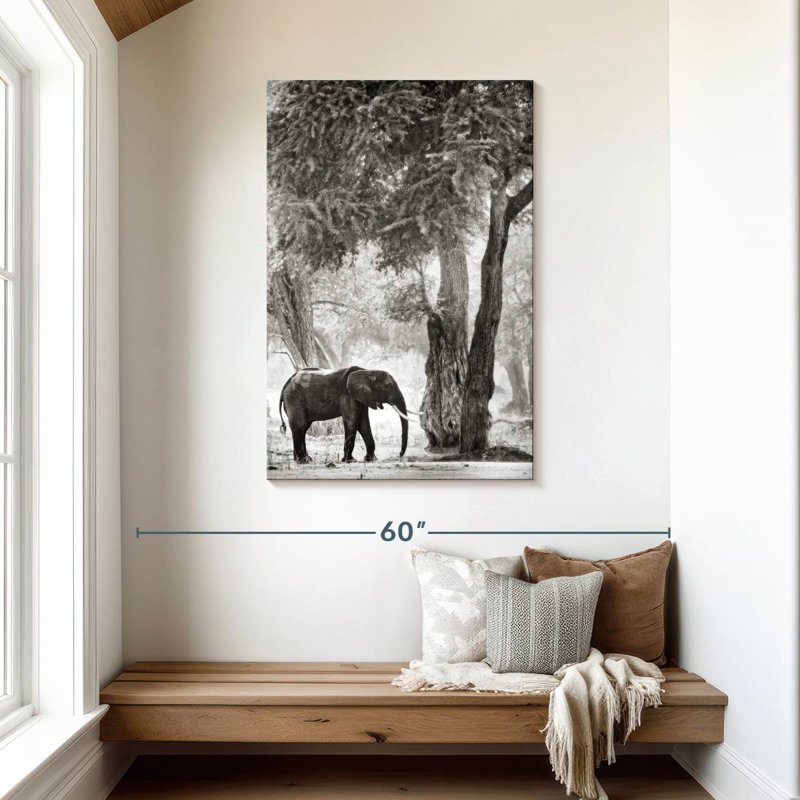 Brampt Wandering Elephant, 45" H x 30" W