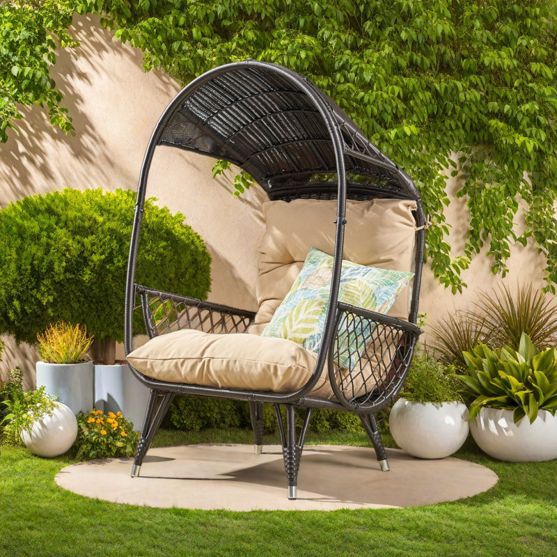 STANDING BASKET, Brown/Gray