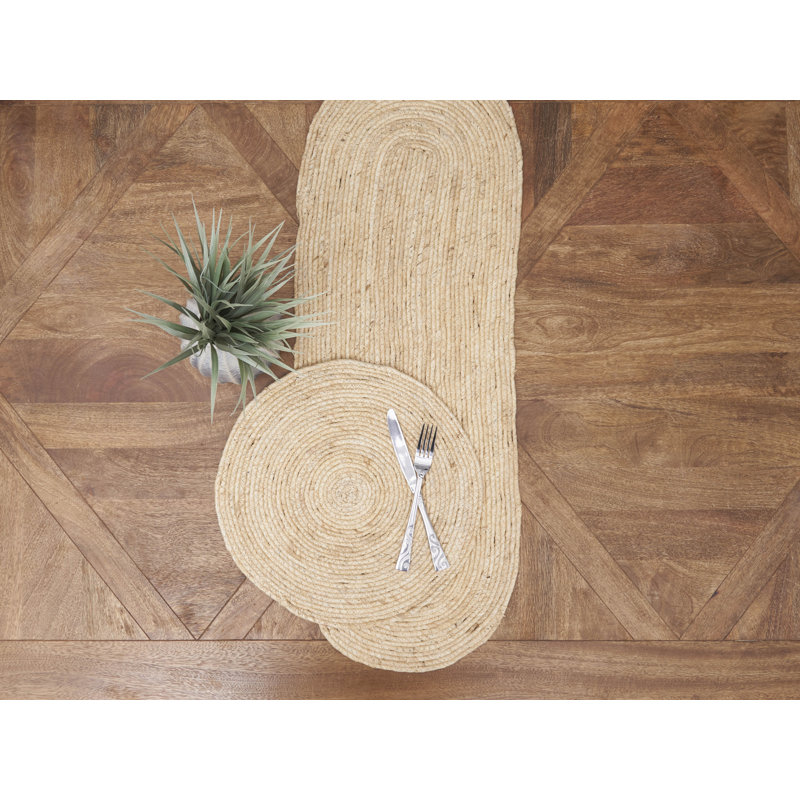 Ensemble de 6 napperons blancs