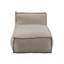 Fauteuil à billes d'extérieur, beige, ensemble de 1