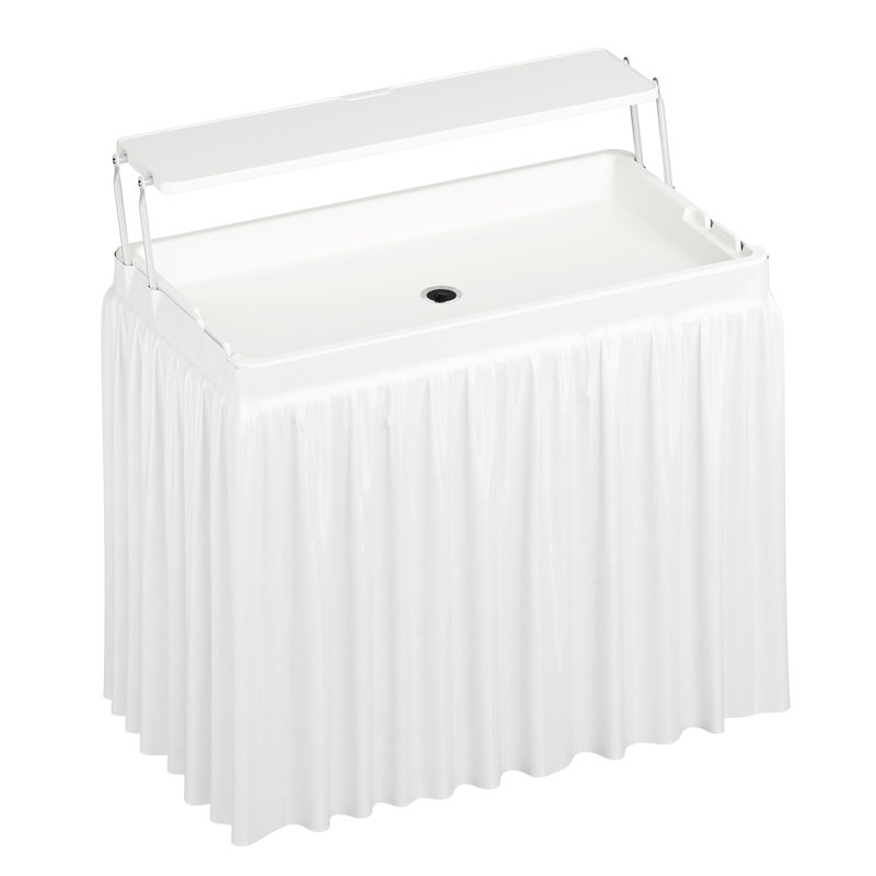 Ensemble de table pliante / évier d'extérieur