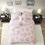 Ensemble de literie pour grand lit, édredon en microfibre rose pour chambre à coucher