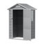 4.4 x 3.4FT Garden Plastic Storage Shed with Lockable Hinged Door