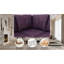 Upholstered Sectional With Hidden Table And Storage Ottoman-Purple-305675438-305675408