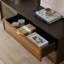 Console moderne en noyer moderne