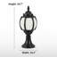 Lampe sur pied d'extérieur 19,7 po