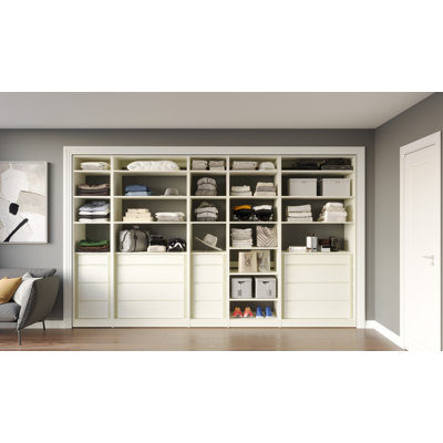 Closet System Reach-In Sets 18/36/18/24/36 Inches