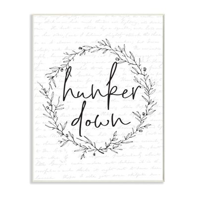 «Hunker Down Expression Spring Wreath Design» par Urban Road - impression d'art graphique
