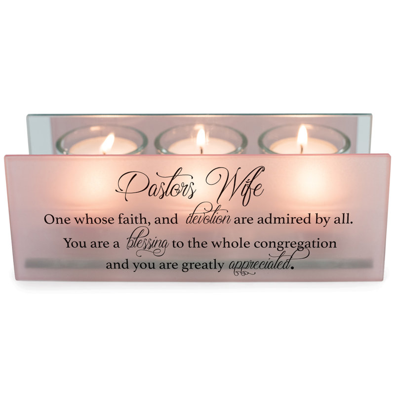 2.5 " Glass Tealight with Candle Included