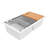 Quartz Undermount Sinks 32.5 " L Undermount Double Bowl Acrylic and Quartz Kitchen Sink-98291424
