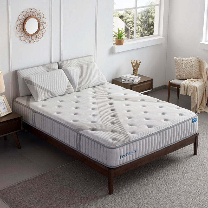Matelas hybride moyen 10 po Lechepus, Très grand