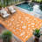 Floral Outdoor Rug Patio Waterproof Foldable Reversible Plastic Straw Rug for RV Camping, Picnic, Beach, Balcony, Deck & Garden-1863580676-1863580673