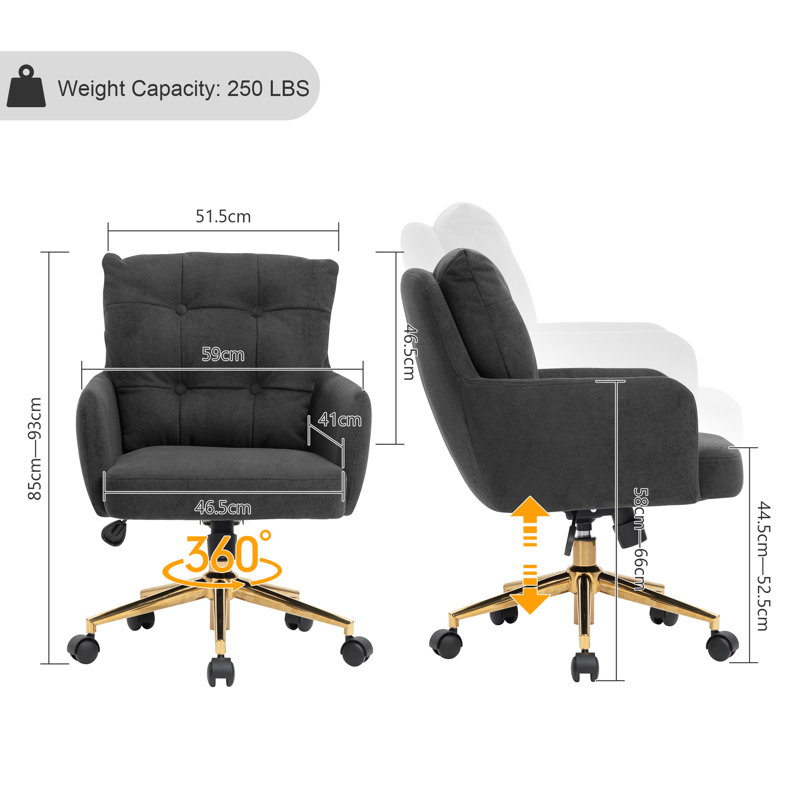 Zareon Office Chair, Grey
