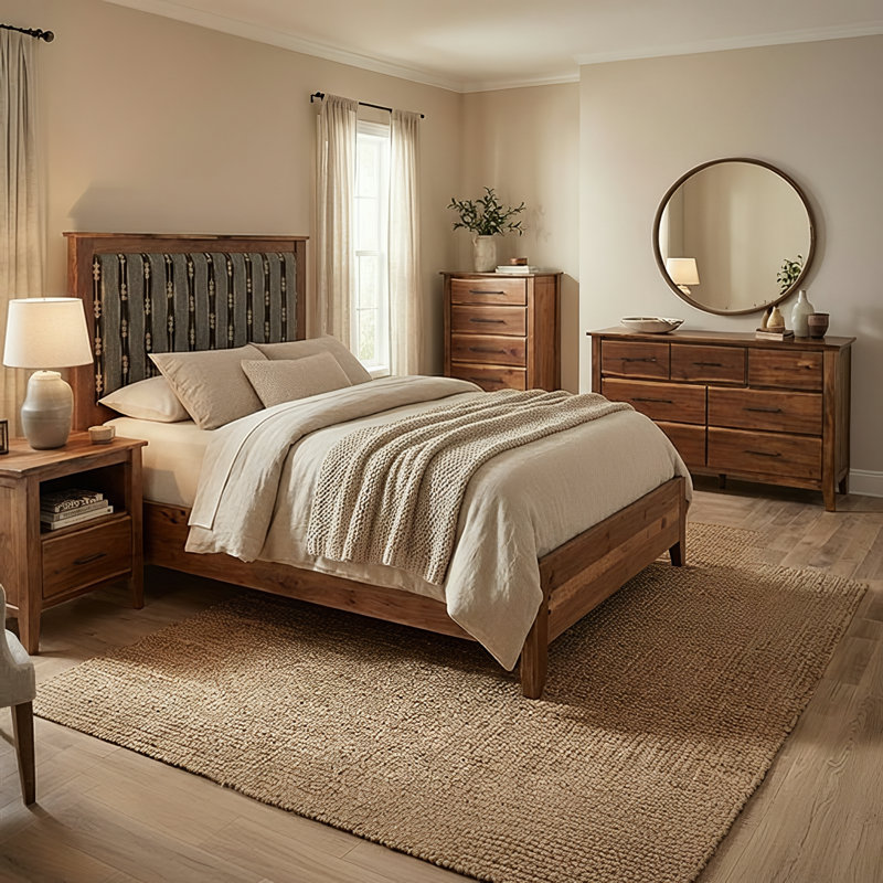 Lit tapissier Fireside Lodge Heartland, Simple