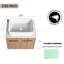 Ensemble de meuble-lavabo simple 24 po avec comptoir en céramique Beber-529239225-529239229