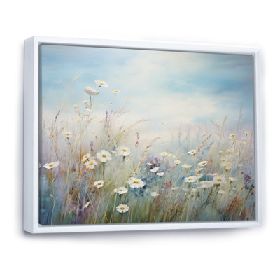 " White Wildflowers Whispering Breeze I "