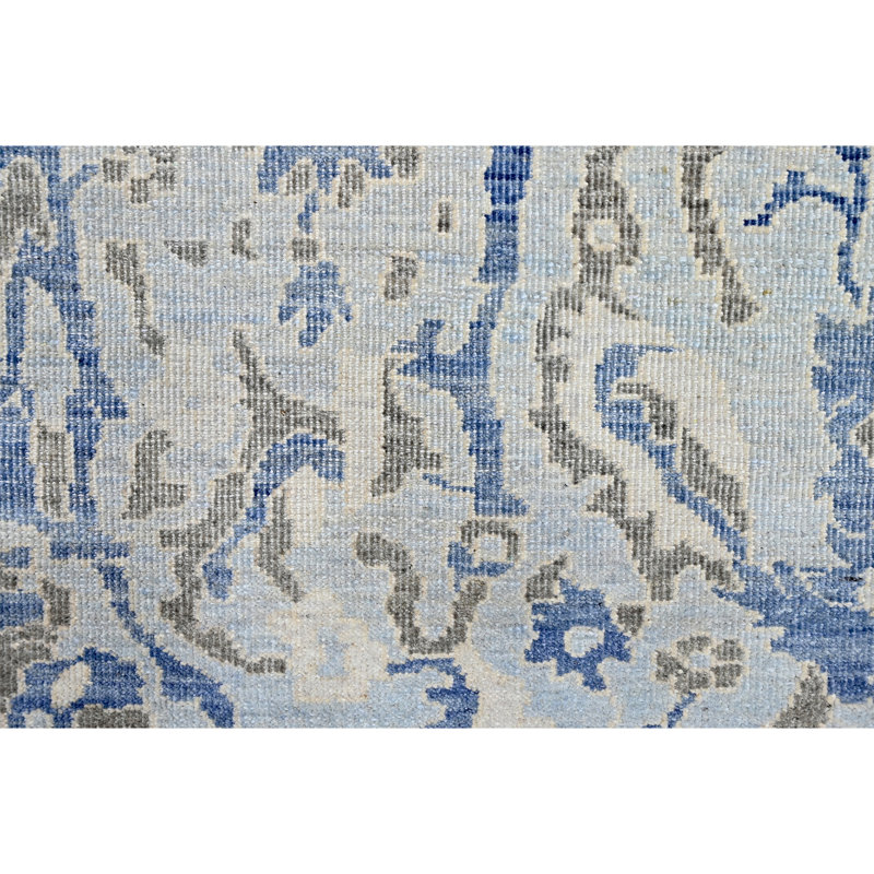 Hand Knotted Wool Indoor Rug, Rectangle 9' x 12'