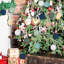 12 pièces de boules de Noël rustiques de 2,36 pouces avec des boules de Noël rustiques et des décorations d'arbre de Noël pour Noël-443237207
