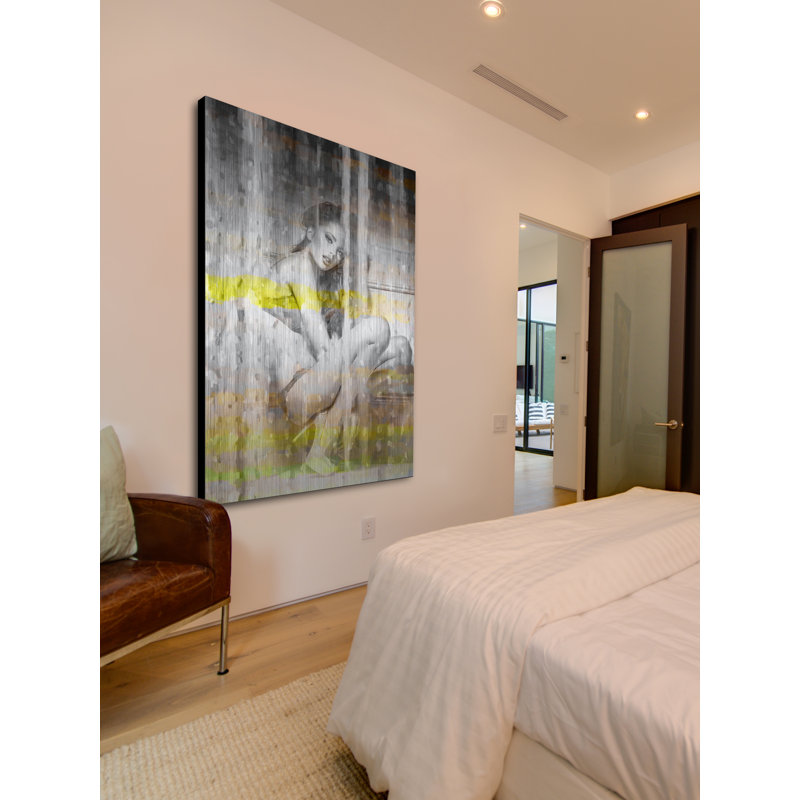 « lost night », reproduction d’art sur aluminium brossé, H 18 po x l 12 po