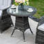 Ensemble bistro de patio 3 pièces Atrakchi pour 2 personnes avec motif tissé-126660435-126660437