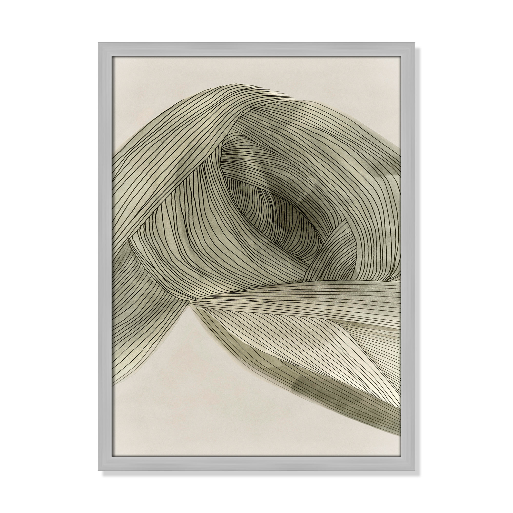 Dreaming In Pastel I, Matte Silver, 23" H x 17" W x 0.75" D