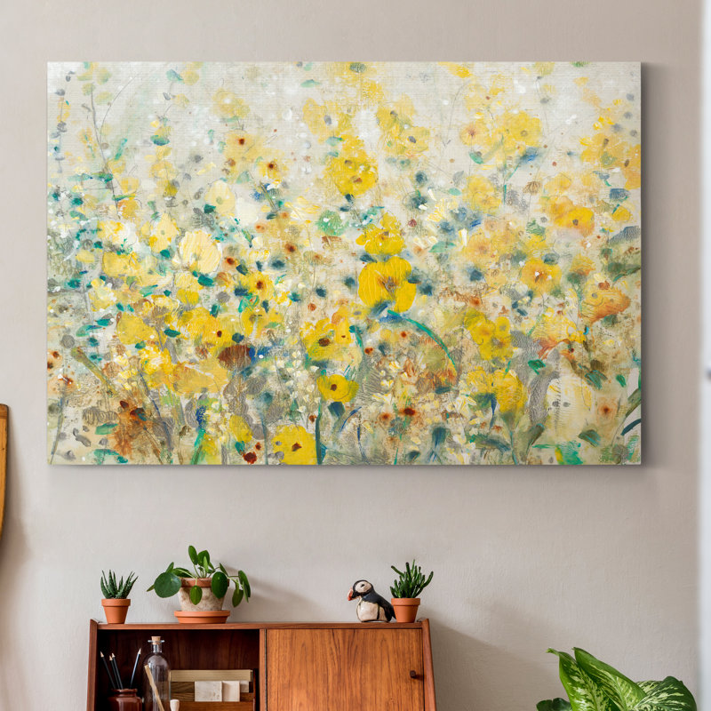«Cheerful Garden II», reproduction sur toile tendue, H 27 po x l 18 po x P 1 po