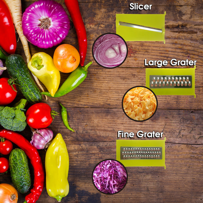 Mega Chef 8-Piece Slicer Dicer and Chopper Set